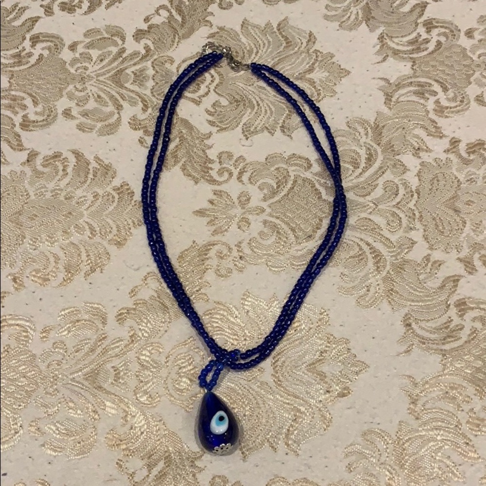 🧿 Evil Eye Turkish Handmade Beaded Glass Necklace